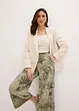 Pantalon en jersey à imprimé paisley, bonprix