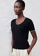Pull coton et soie, bonprix