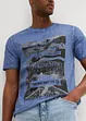 T-shirt aspect délavé en coton, bonprix
