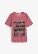 T-shirt aspect délavé en coton, bonprix