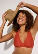 Bikini dos nu (ens. 2 pces) en matière texturée, bonprix