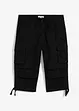 Pantalon cargo extensible et loose, longueur 3/4, bonprix