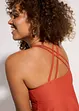 Tankini (ens. 2 pces) en matière texturée, bonprix