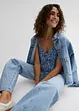Top à fleurs en viscose fluide, bonprix