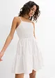 Robe longue 100% coton à bretelles, bonprix