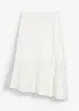 Jupe midi en dentelle, bonprix