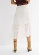Jupe midi en dentelle, bonprix