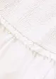 Robe midi à manches bouffantes et haut smocké, bonprix