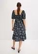 Robe midi à manches bouffantes, bonprix