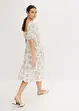 Robe midi à manches bouffantes, bonprix
