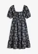 Robe midi à manches bouffantes, bonprix