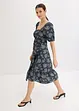 Robe midi à manches bouffantes, bonprix