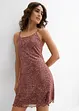 Robe courte en mesh, bonprix