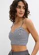 Lot de 2 crop tops 100% coton, bonprix