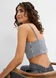 Lot de 2 crop tops 100% coton, bonprix