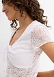 T-shirt en dentelle, bonprix