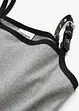 Robe à fines bretelles avec bordures contrastantes, bonprix