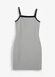 Robe à fines bretelles avec bordures contrastantes, bonprix