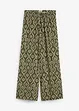 Pantalon à taille élastiquée en viscose fluide, bonprix