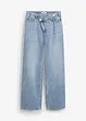 Jean large, taille mi-haute, peu extensible, bonprix