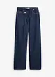 Jean large, taille mi-haute, peu extensible, bonprix