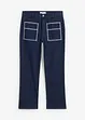 Jean droit taille haute, raccourci, bonprix