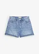 Short en jean taille haute, peu extensible, bonprix