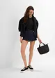 Jupe-short en jean, taille mi-haute, bonprix