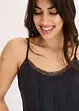 Top avec broderies anglaises, bonprix
