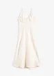 Robe longue et fluide en satin, bonprix