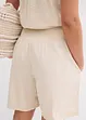 Short taille élastiquée en seersucker coton, bonprix