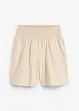 Short taille élastiquée en seersucker coton, bonprix
