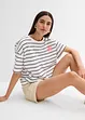 Sweat doux en coton mélangé, bonprix