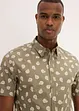 Chemise manches courtes, 100% coton, bonprix