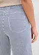 Pantalon en twill à taille élastiquée, bonprix