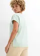 T-shirt plus long derrière en jersey coton épais, bonprix