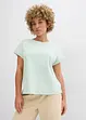 T-shirt plus long derrière en jersey coton épais, bonprix