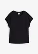 T-shirt plus long derrière en jersey coton épais, bonprix