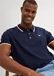 Lot de 2 polos en maille piquée, 100% coton, bonprix