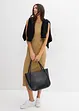 Robe en jersey crêpe gaufré, bonprix