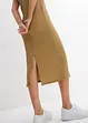 Robe en jersey crêpe gaufré, bonprix