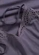 Nuisette à fines bretelles et dentelle, bonprix