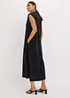 Robe en jersey piqué de viscose avec épaulettes, bonprix