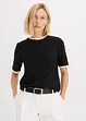 T-shirt à liserés en dentelle, bonprix