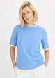 T-shirt à liserés en dentelle, bonprix