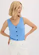 Top boutonné, bonprix