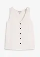 Top boutonné, bonprix