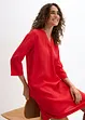 Robe-tunique fluide et texturée en viscose mélangée, bonprix