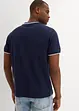 Polo col V en maille piquée, bonprix