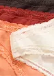 Lot de 5 slips à dentelle, bonprix